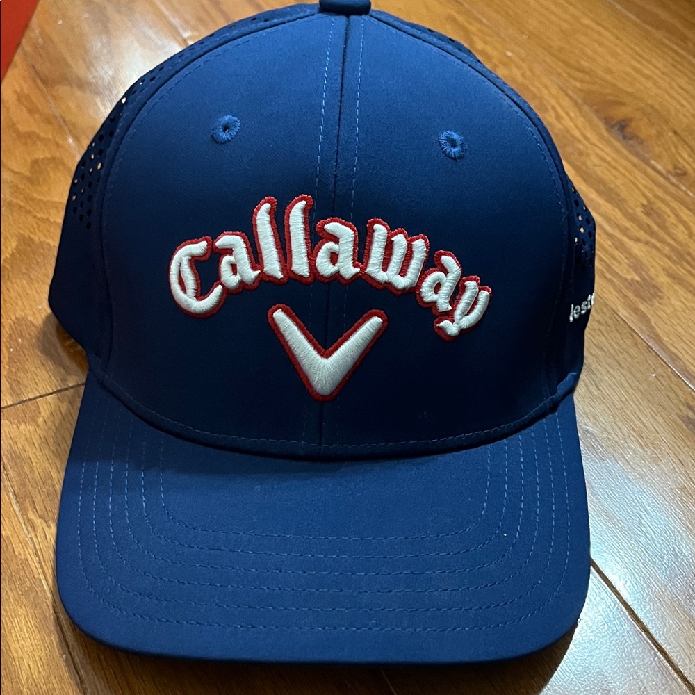 Callaway Navy Cap with Red and White Logo